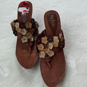 Vintage Y2K Floral Heels